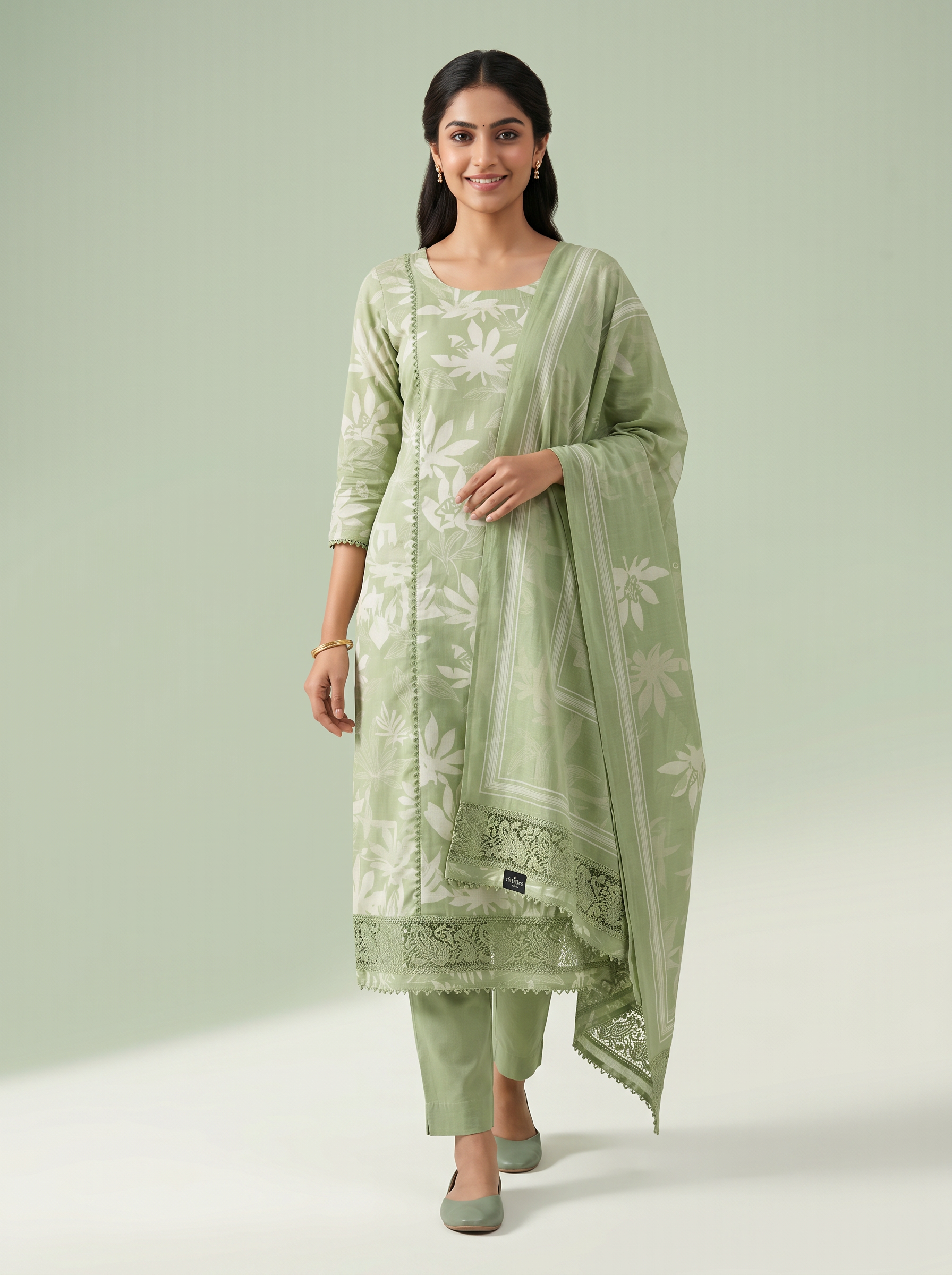 Premium Soft Cotton Unstitched Salwar Material with Dupatta
