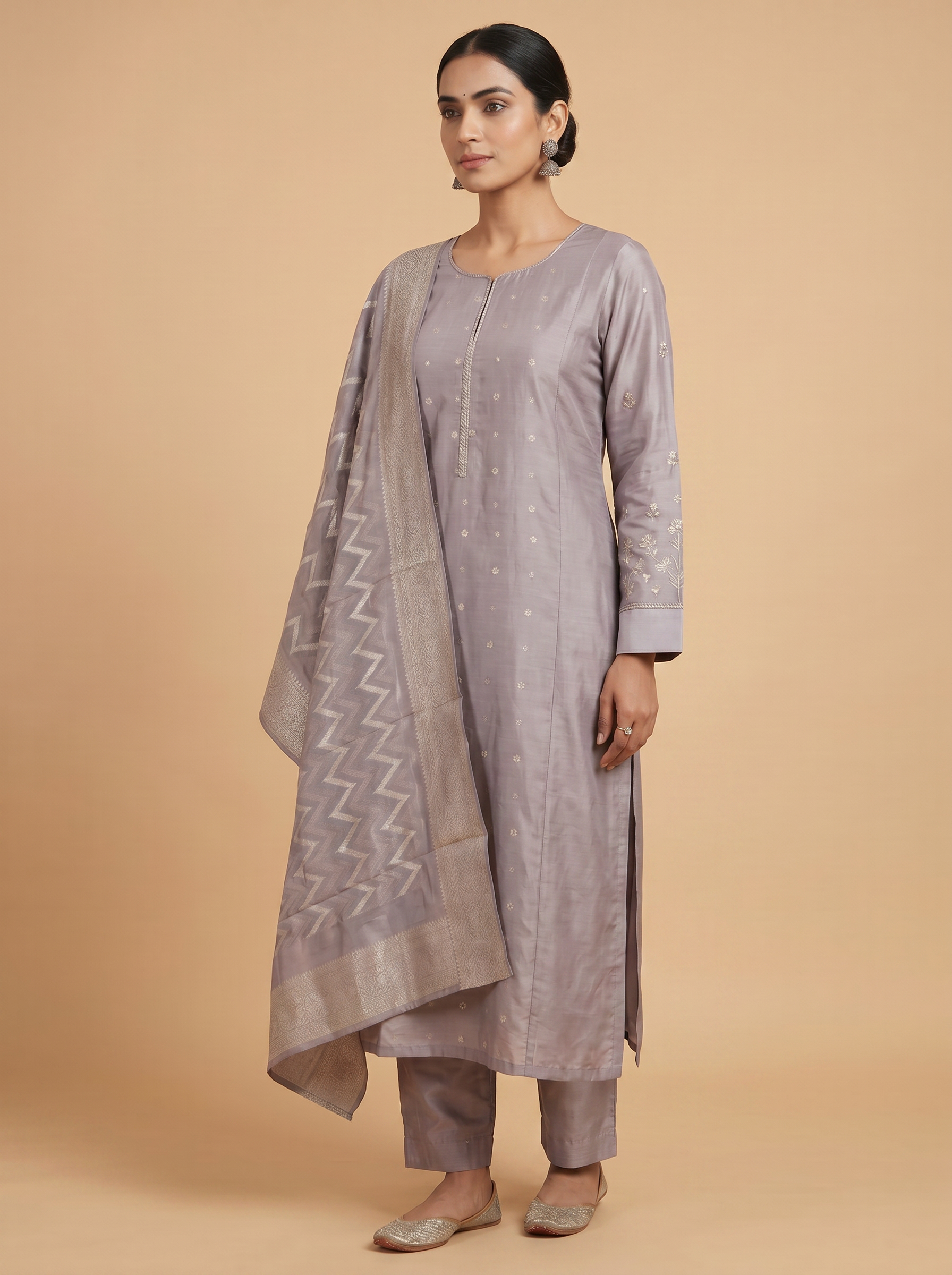 Premium Banarasi Unstitched Salwar Material Set Collection